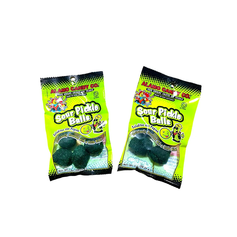 Alamo Candy Sour Pickle Balls 12/28g