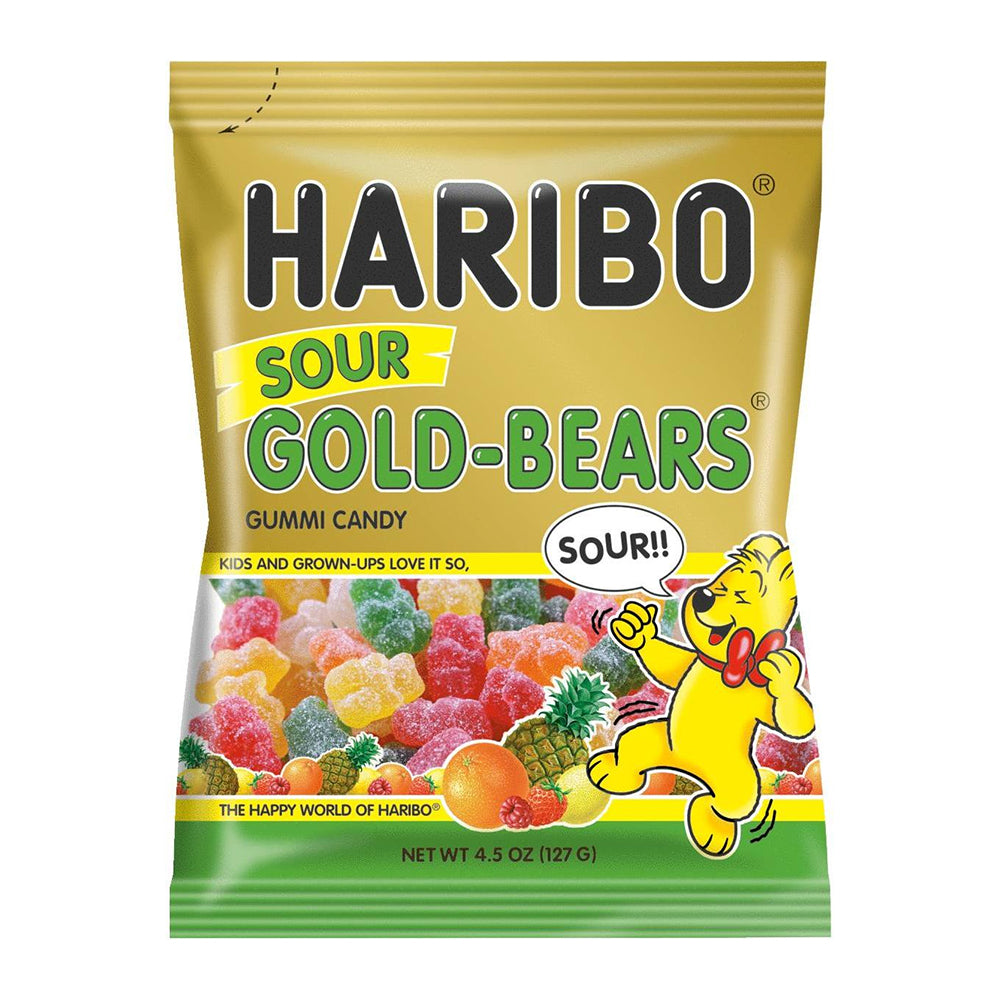 Haribo - Sour Gold Bears - 12/142g