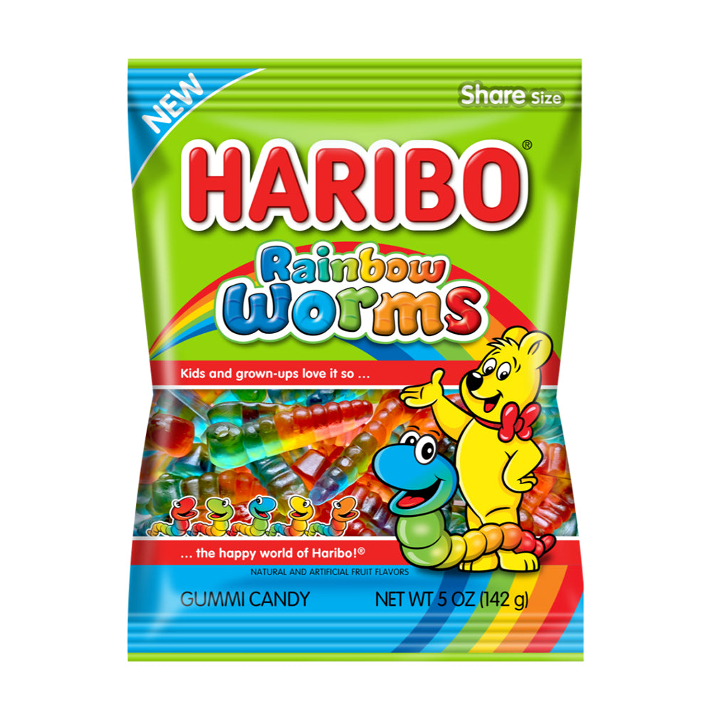 Haribo - Rainbow Worms - 12/142g