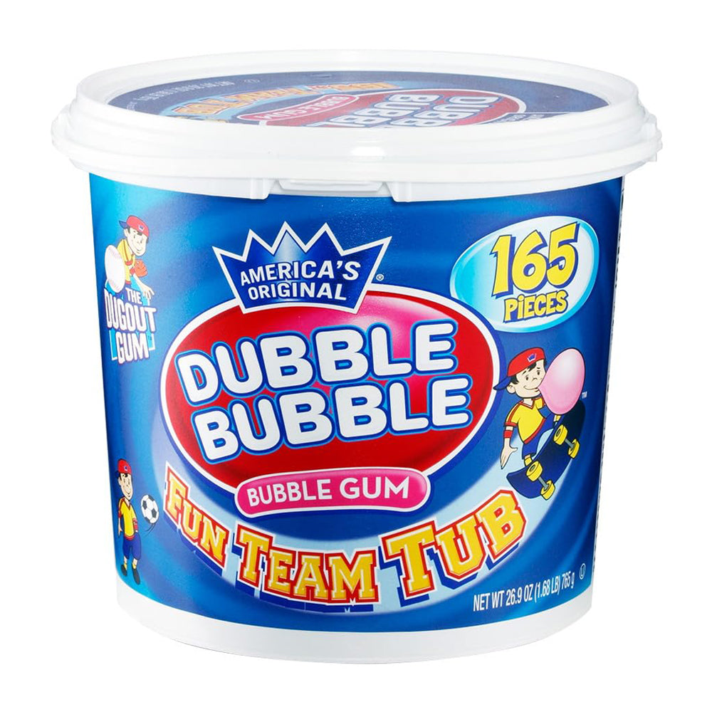 Dubble Bubble - Team Tub Bubble Gum  - 6/165/4.6g