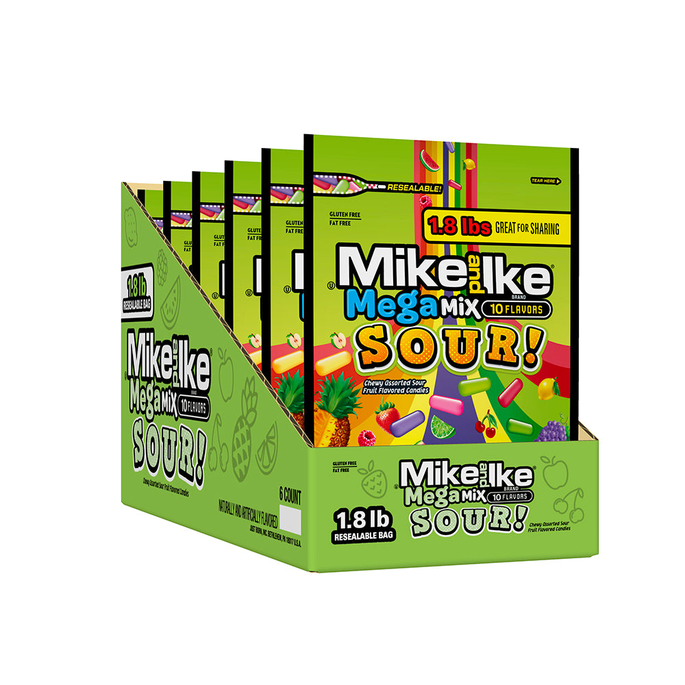 Mike &amp; Ike Mega Mix Sour 1.8LBS 6