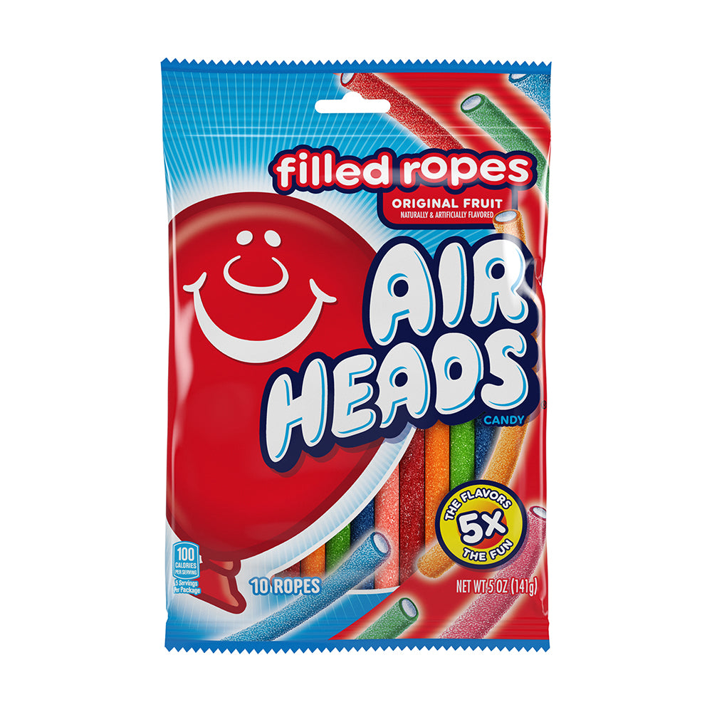 Airheads - Filled Ropes Original Fruit - 12/141g