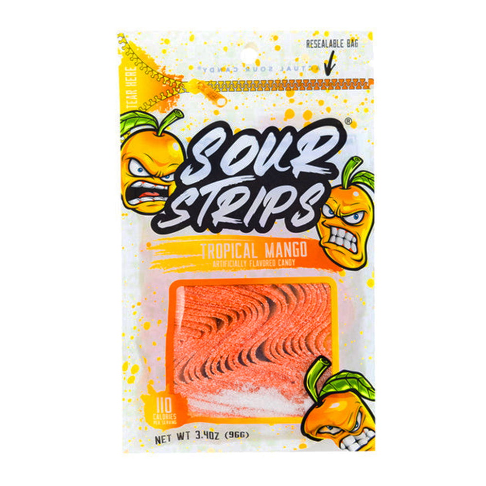 Sour Strips - Tropical Mango - 12/96g