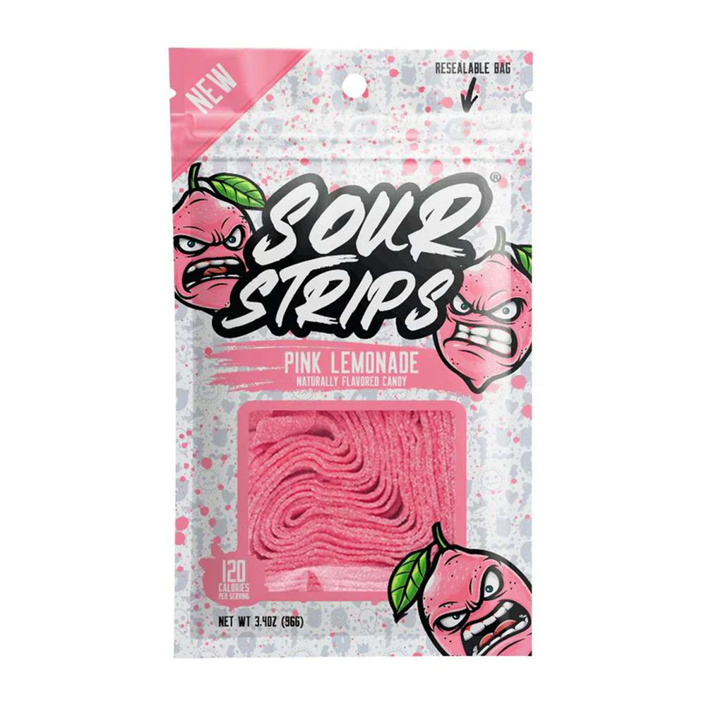 Sour Strips - Pink Lemonade - 12/96g