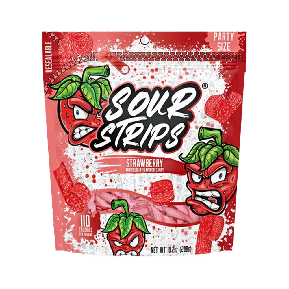 Sour Strips - Strawberry Party Pack - 12/288g