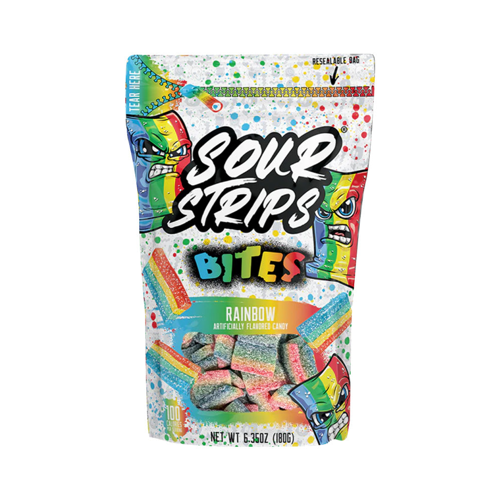 Sour Strips - Rainbow Bites - 10/180g