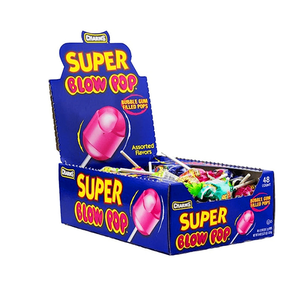 Charms - Super Blow Pop Assorted - 48/32g