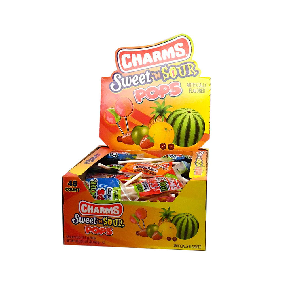 Charms - Sweet N Sour Pops - 48/18g