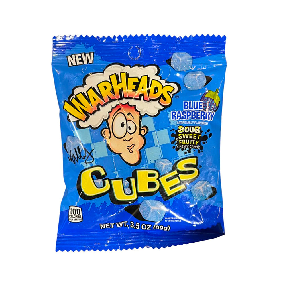 Warheads - Cubes Blue Rasberry - 12/99g