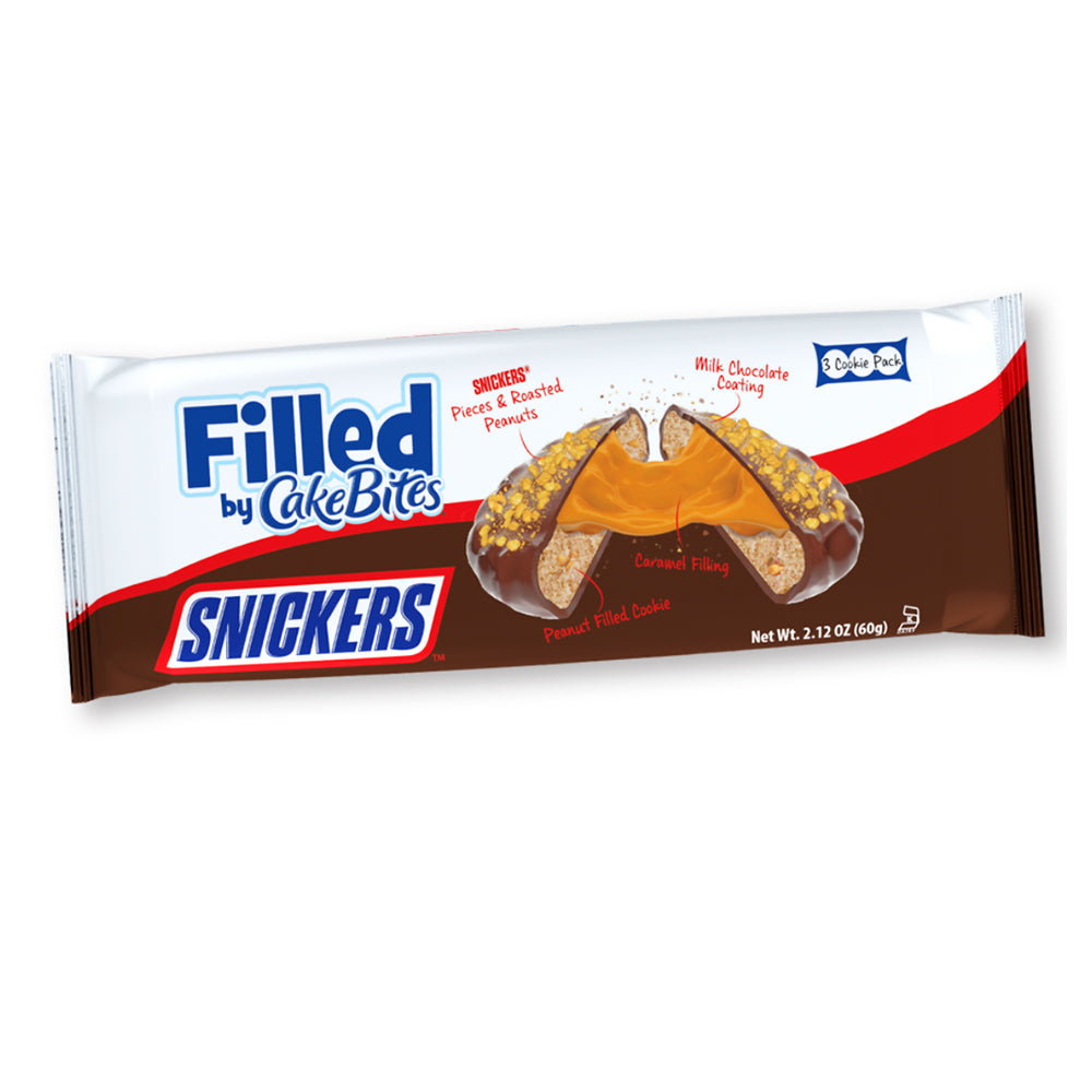 CakeBites - Filled Snickers - 8/60g