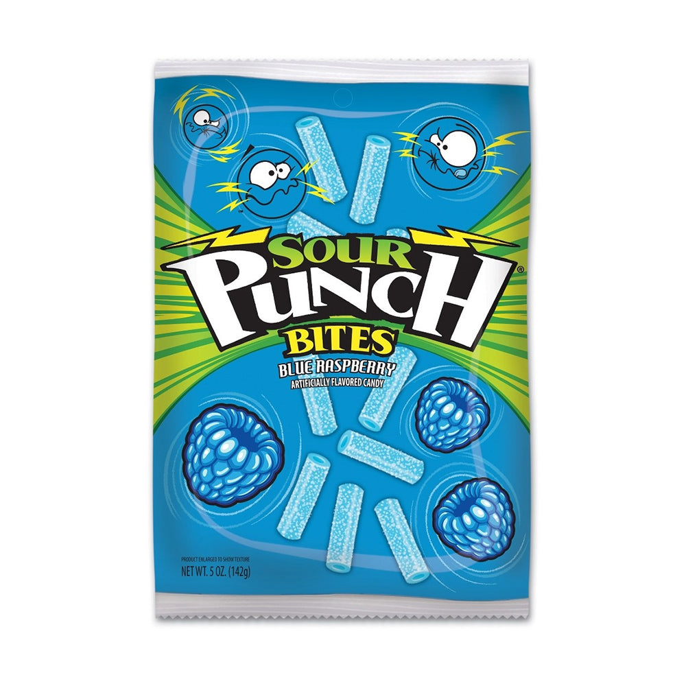 Sour Punch - Blue Raspberry Bites - 12/142g