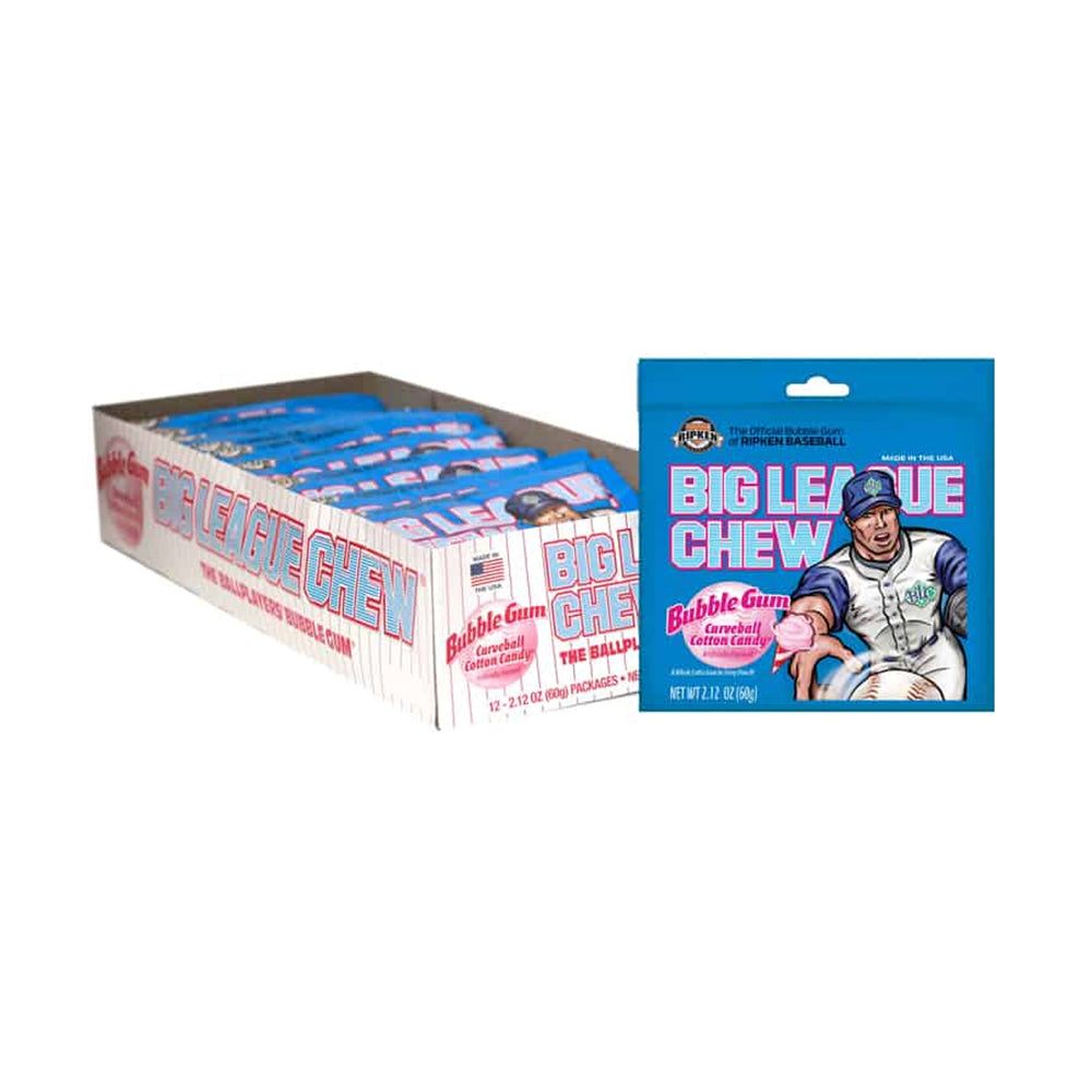 Big League Chew - Bubble Gum Cotton Candy - 12/60g