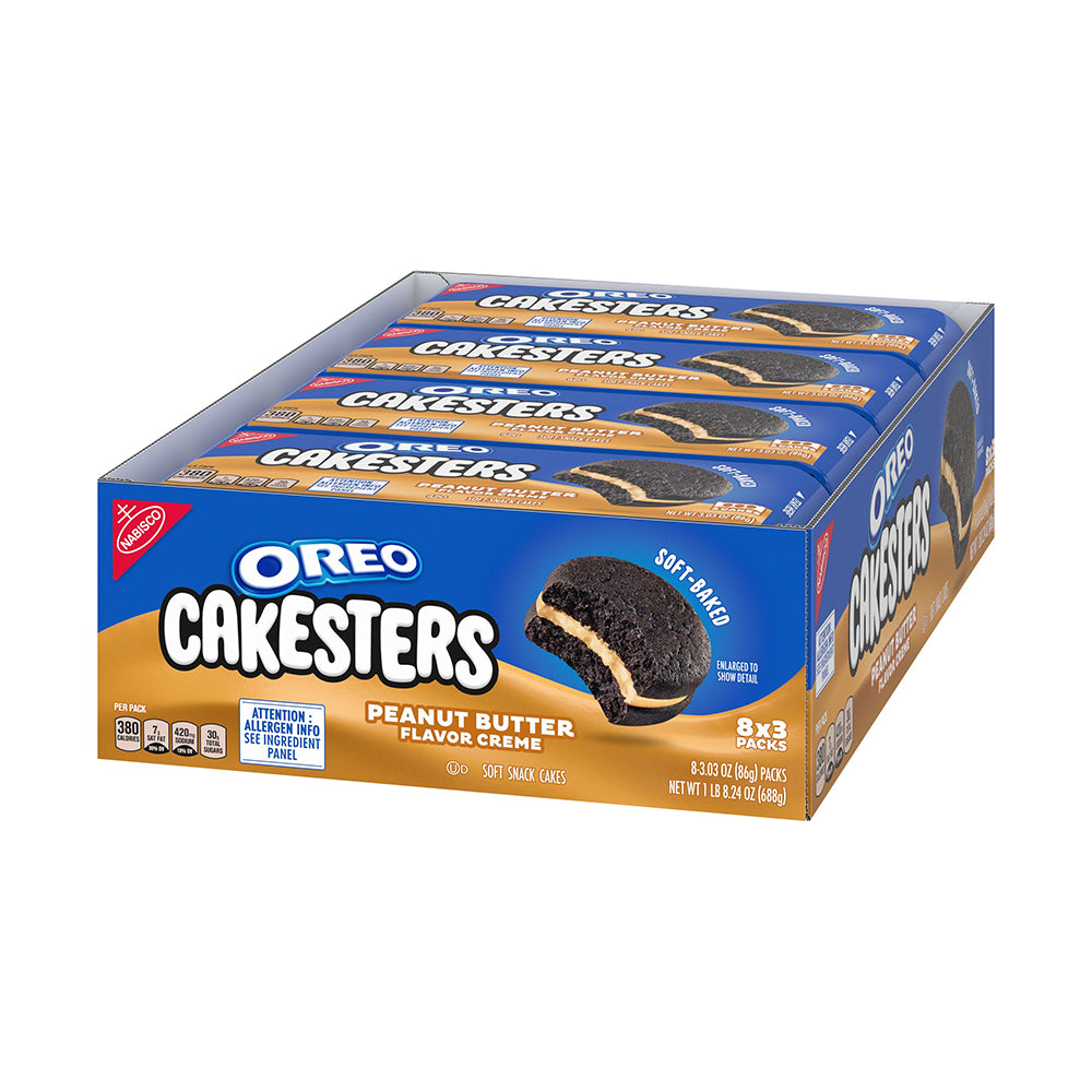 Oreo - Cakesters Peanut Butter - 8/86g