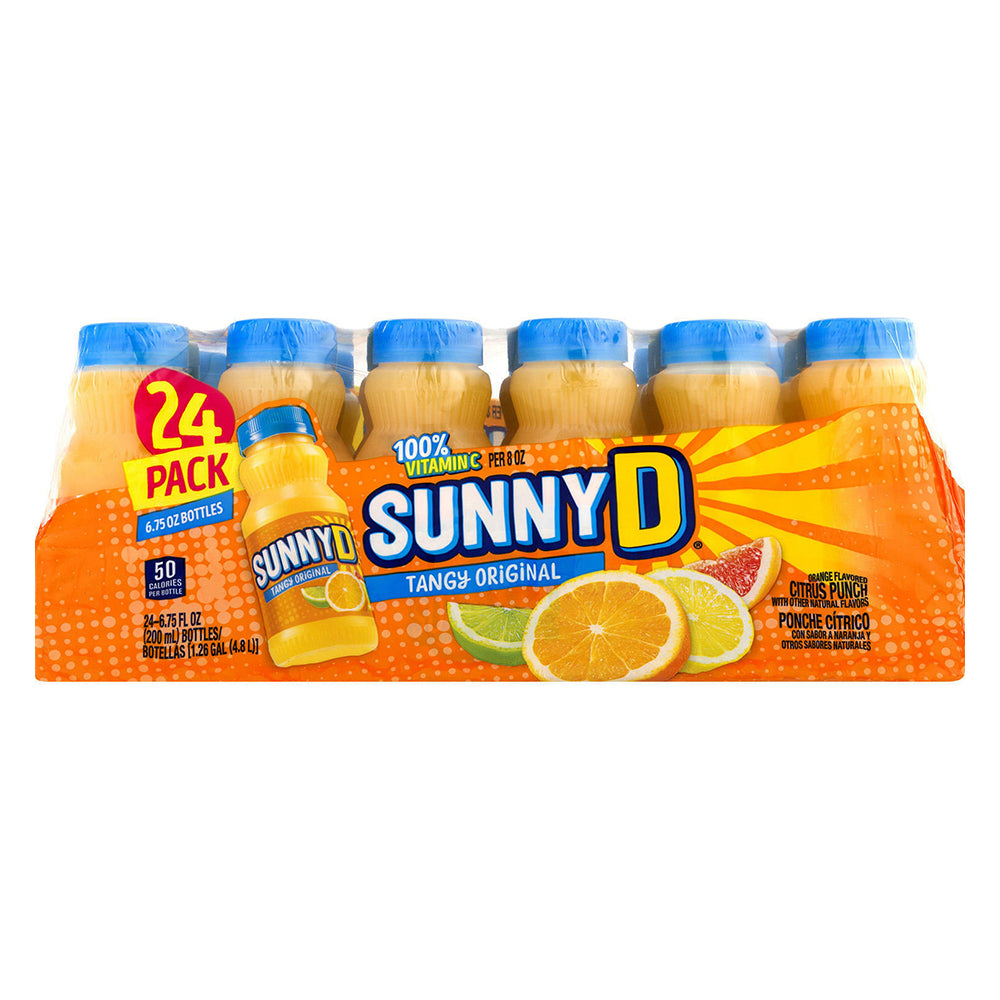 Sunny D - Single Serve Tangy Original - 24/200ml