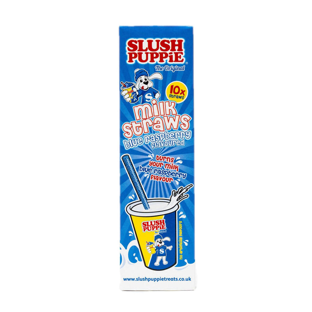 Slush Puppie - Milk Straws Blue Raspberry - 12/60g