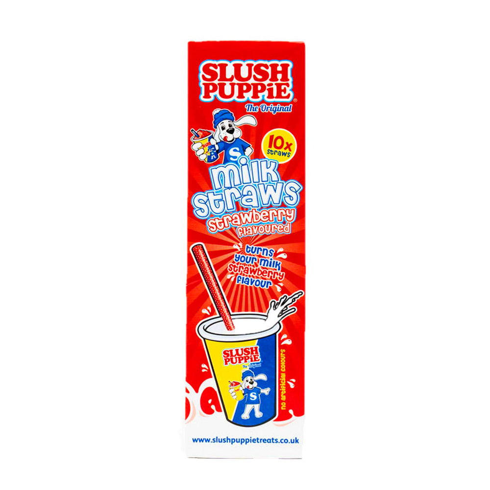 Slush Puppie - Milk Straws Strawberry - 12/60g