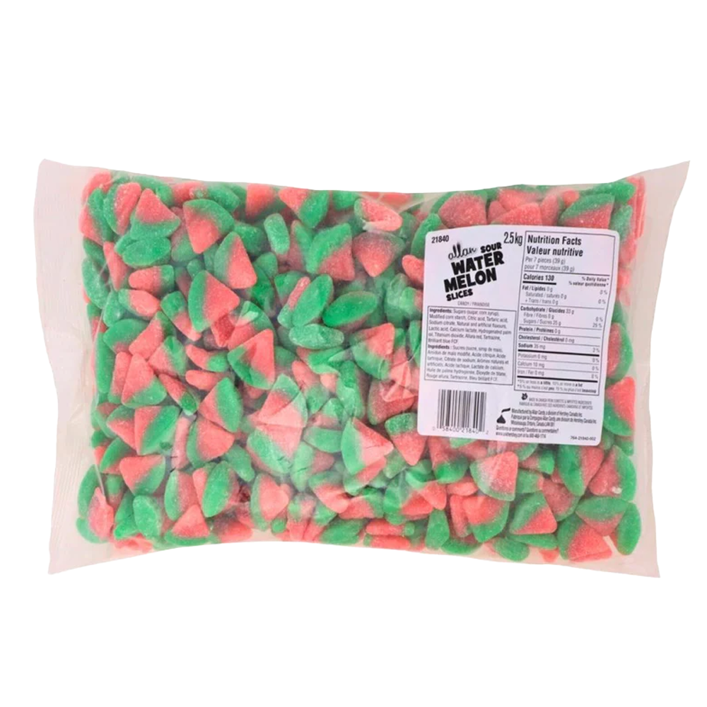 Allan - Sour Watermelon Slices - 1/2500g