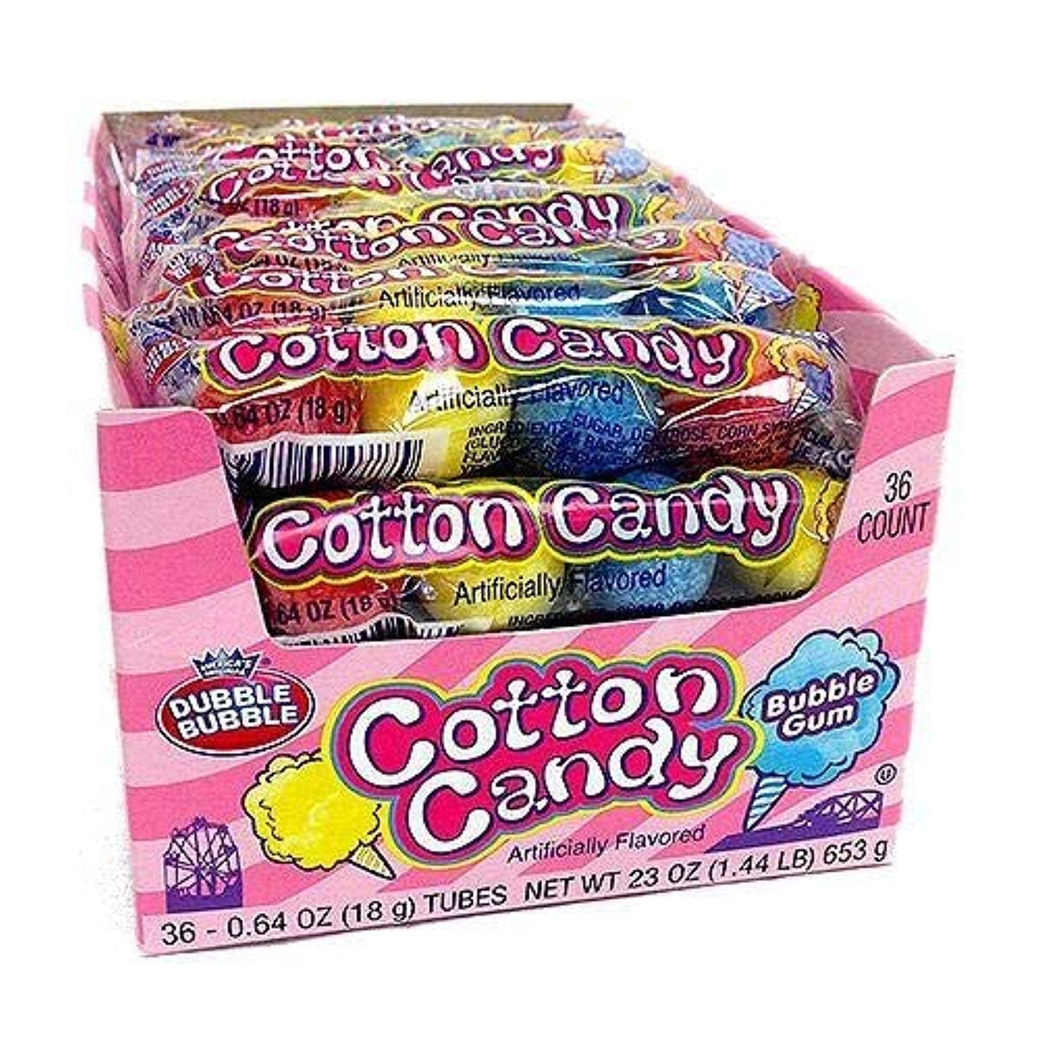 Dubble Bubble - Cotton Candy Bubble Gum - 36/18g