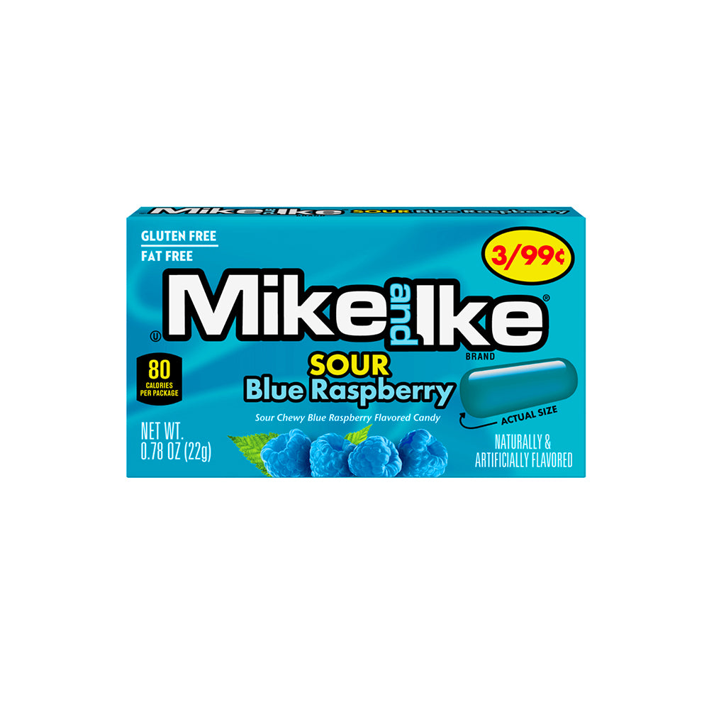 Mike & Ike - Sour Blue Raspberry - 24/22g