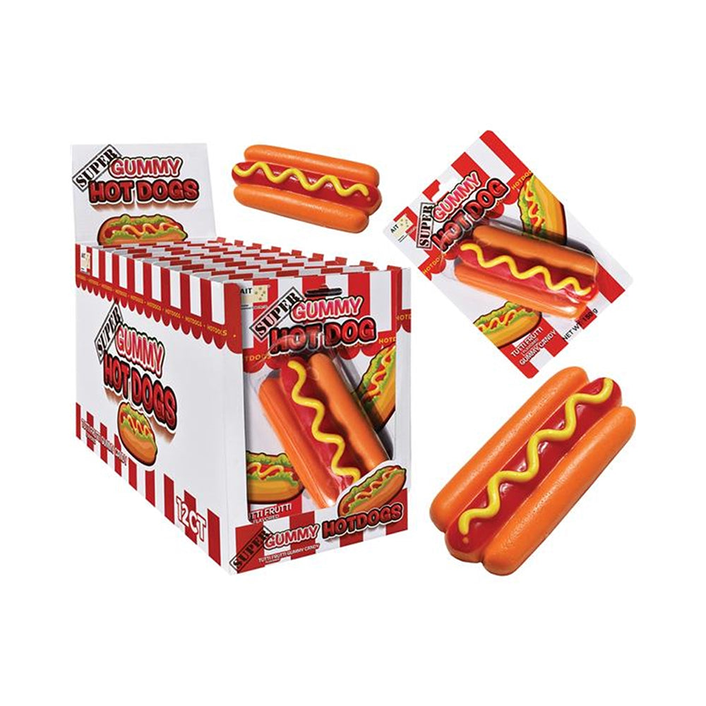 Albert's - Super Gummy Hot Dogs - 12/150g