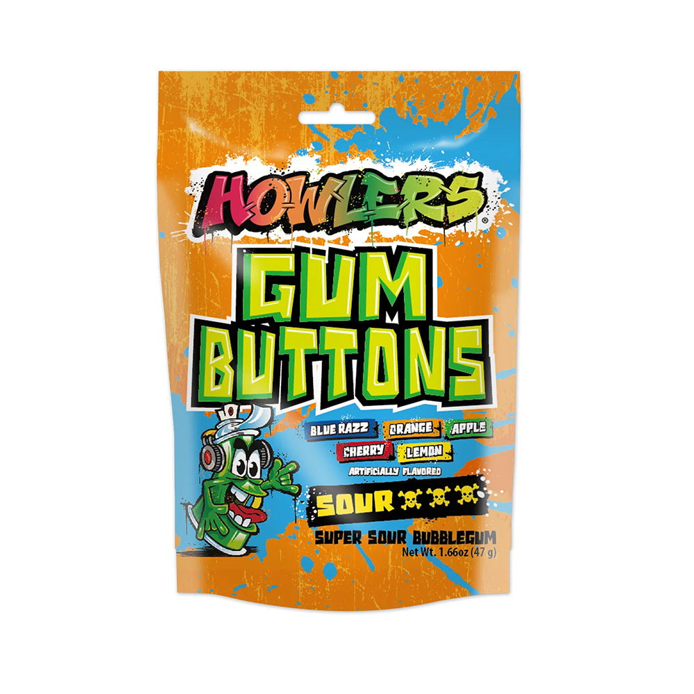 Howlers - Gum Buttons - 12/47g