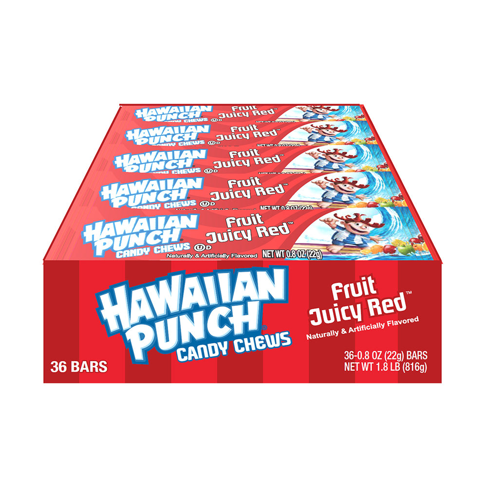 Hawaiian Punch - Candy Chews Fruit Juicy Red - 36/22g