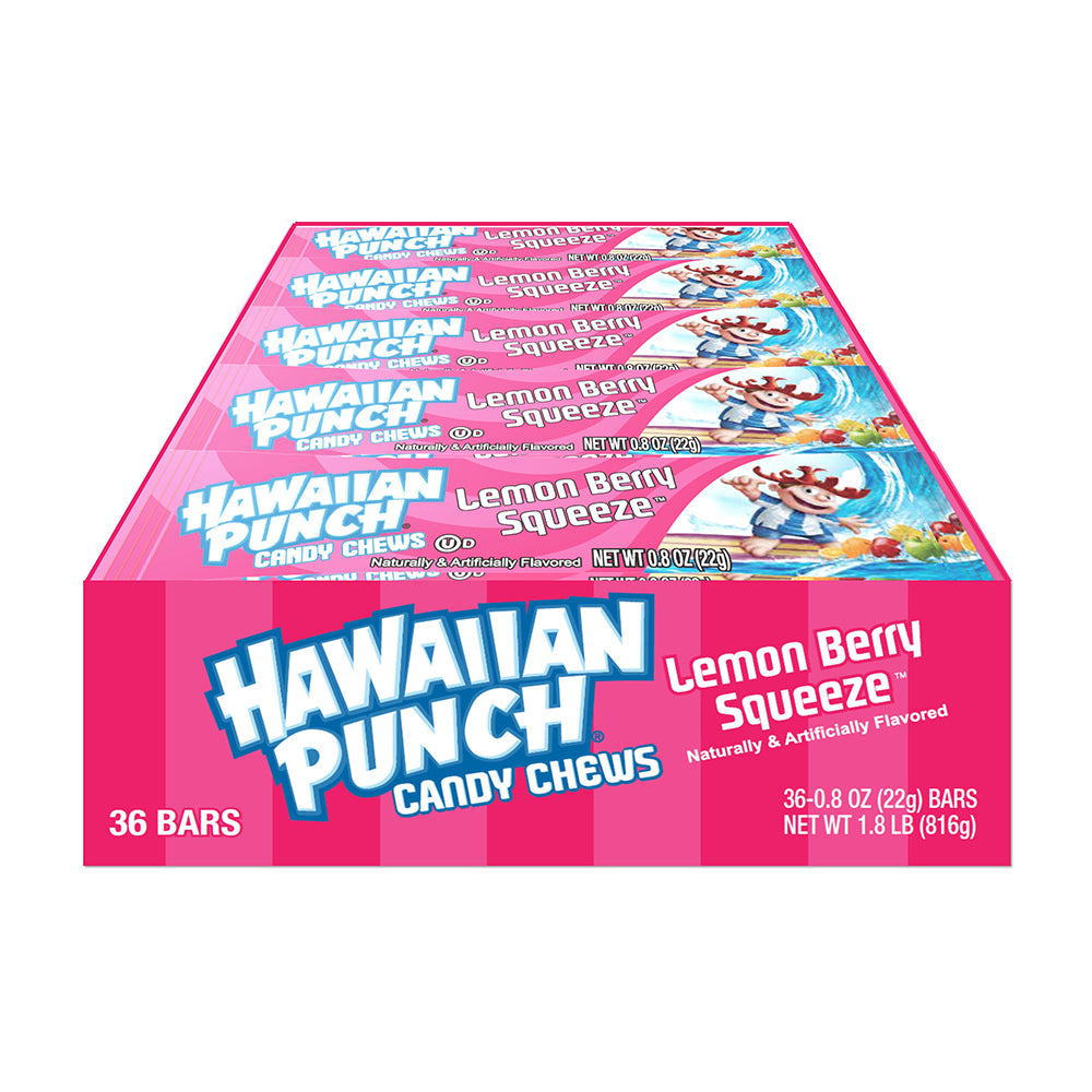 Hawaiian Punch - Candy Chews Lemon Berry Squeeze - 36/22g