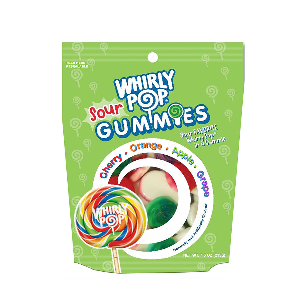 Whirly Pop - Sour Gummies - 12/213g