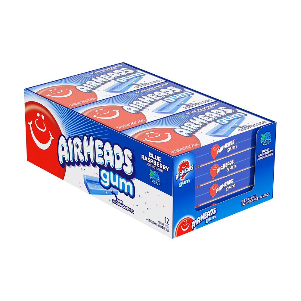 Airheads - Blue Raspberry Gum - 12/35g