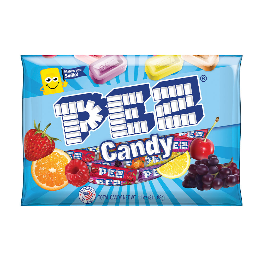 PEZ - Assorted Fruit Laydown Bag - 12/311.8g