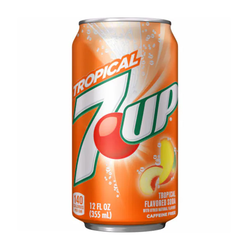 7 UP - Topical Flavored Soda - 12/355ml