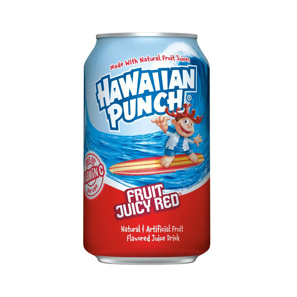 Hawaiian Punch - Fruit Juicy Red Drink - 12/355ml