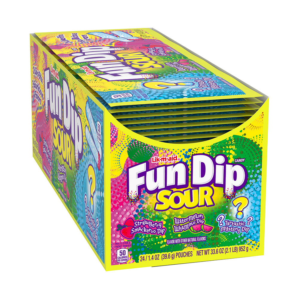 Lik-M-Aid - Sour Fun Dip - 24/39.6g