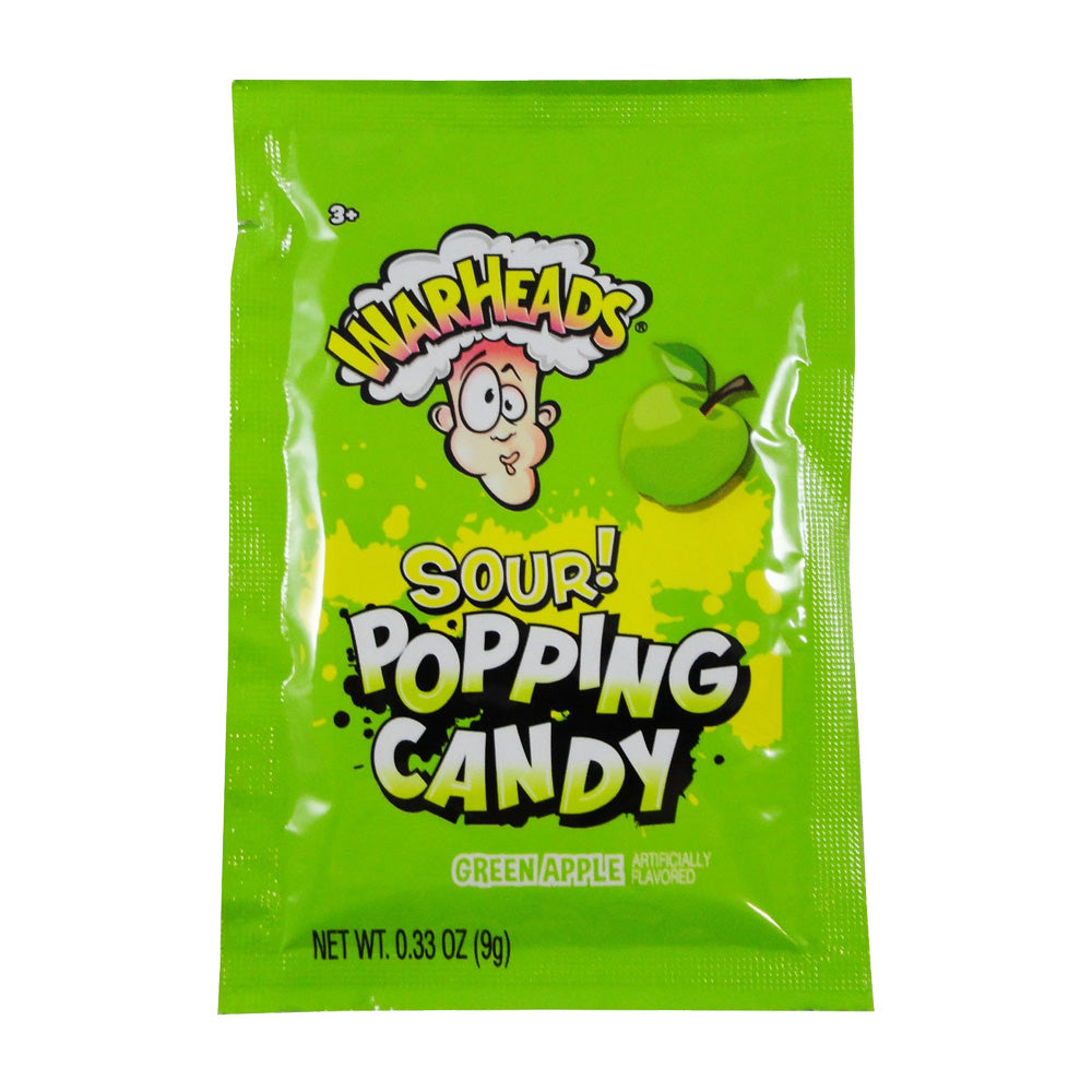 Warheads - Sour Popping Candy Green Apple - 20/9g