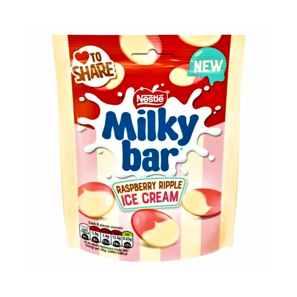 Milkybar - Raspberry Ripple Ice Cream - 11/86g