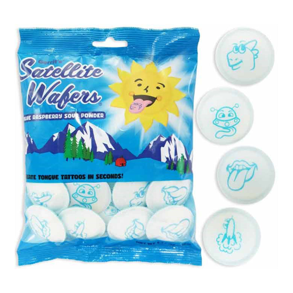 Gerrit's - Sattelite Wafer Blue Raspberry - 12/36g