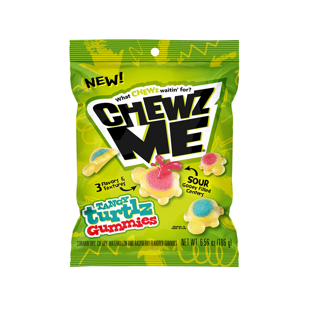 Chewz Me - Tangy Turtlz Gummies - 12/186g