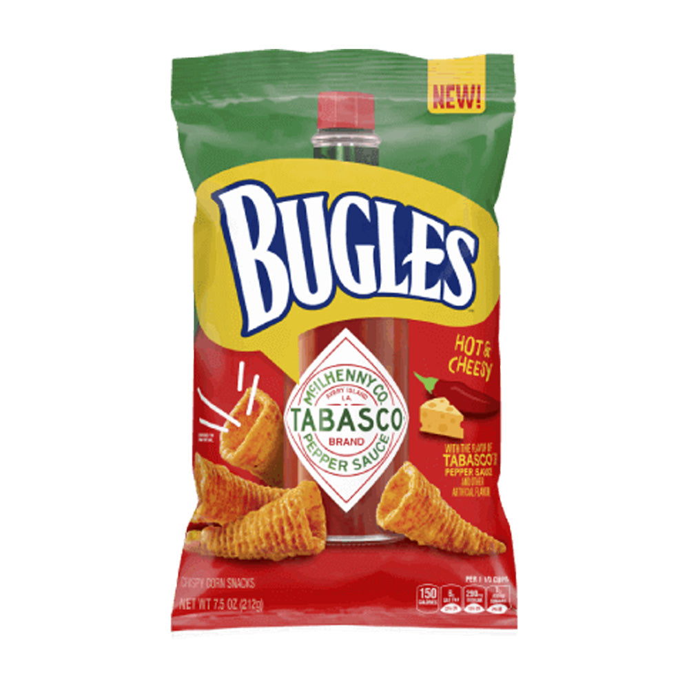 Bugles - Hot & Cheesy Tabasco - 6/85g