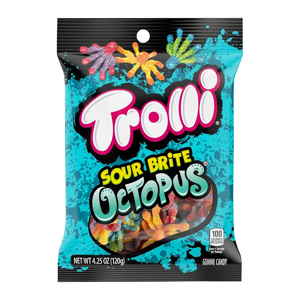 Trolli - Sour Brite Octopus - 12/120g