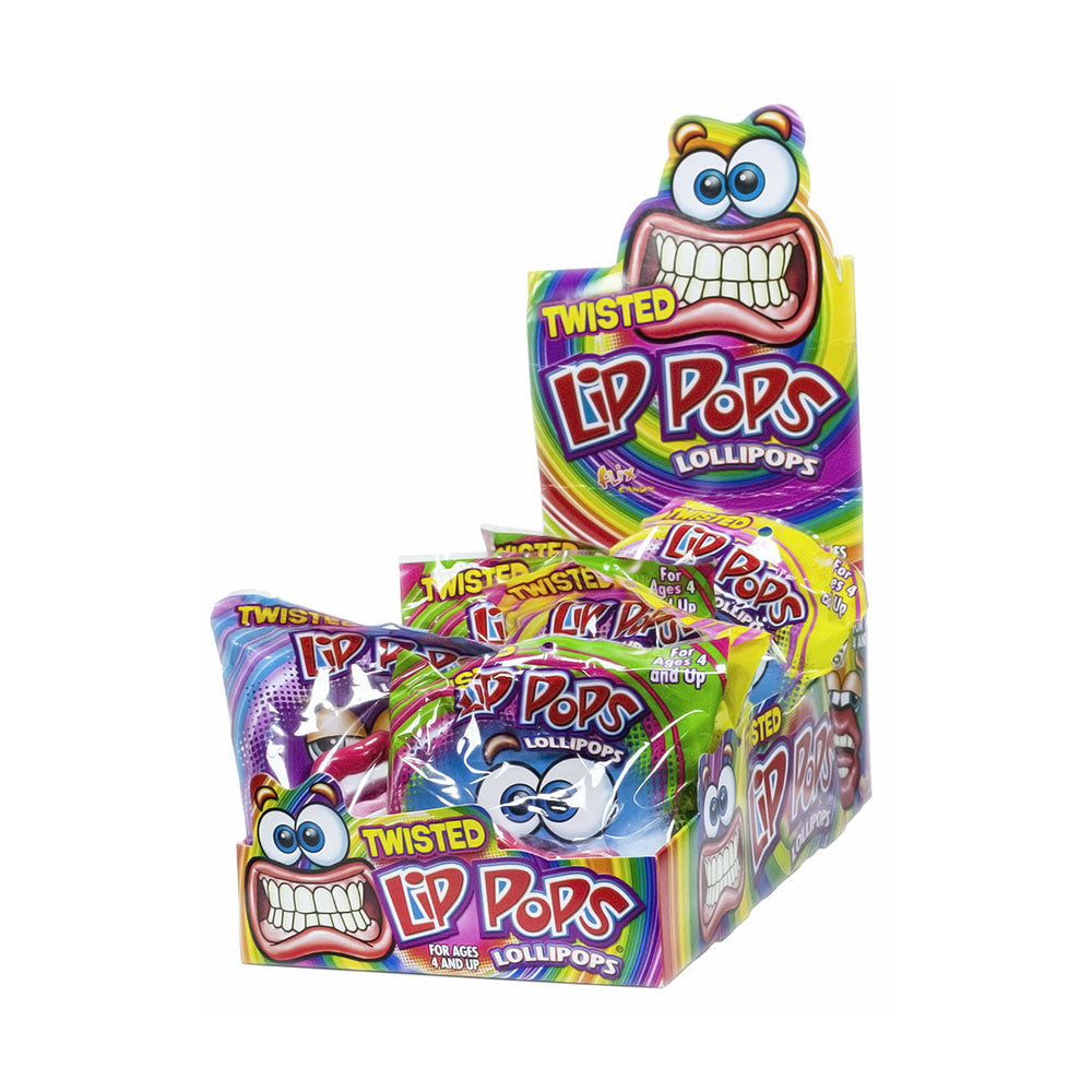 Flix Candy - Twisted Lip Pops - 12/23g
