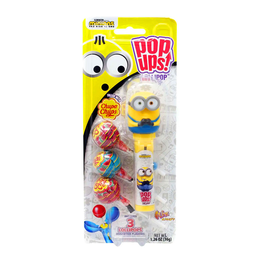 Flix Candy - Minions Pop Ups ! Lollipop - 6/36g