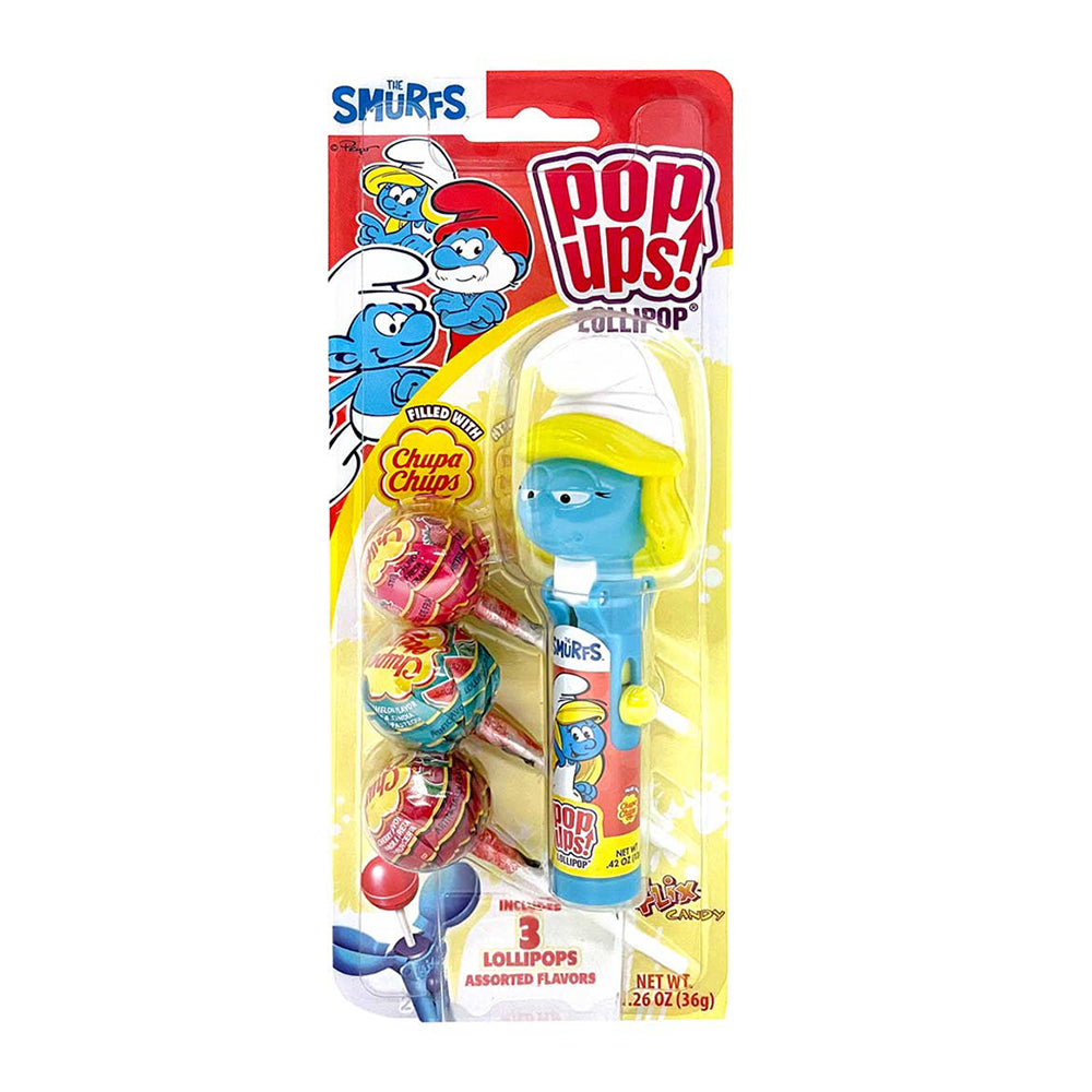 Flix Candy - The Smurfs Pop Ups ! Lollipop - 6/36g