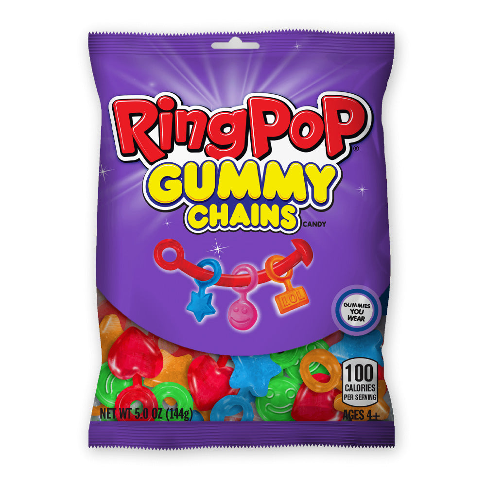 Ring Pop - Gummy Chains - 12/144g