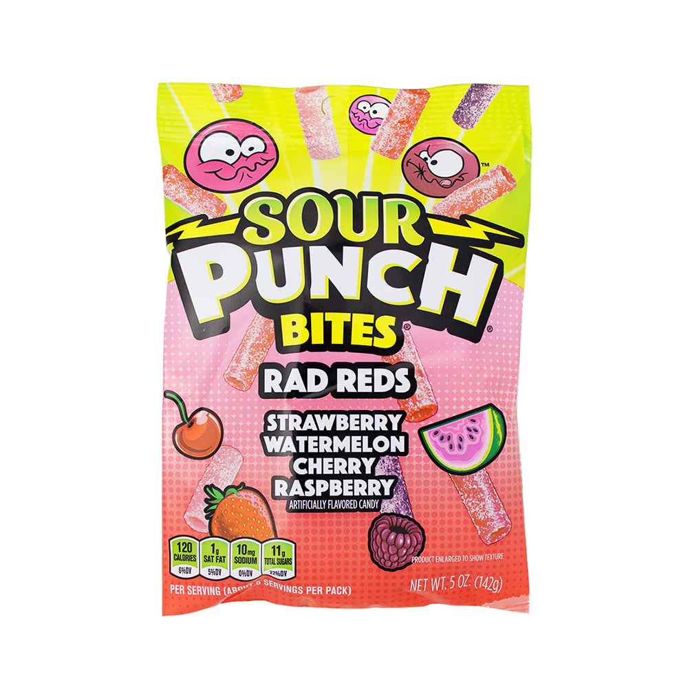 Sour Punch - Bites Rad Reds - 12/142g