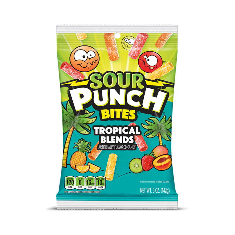 Sour Punch - Bites Tropical Blends - 12/142g