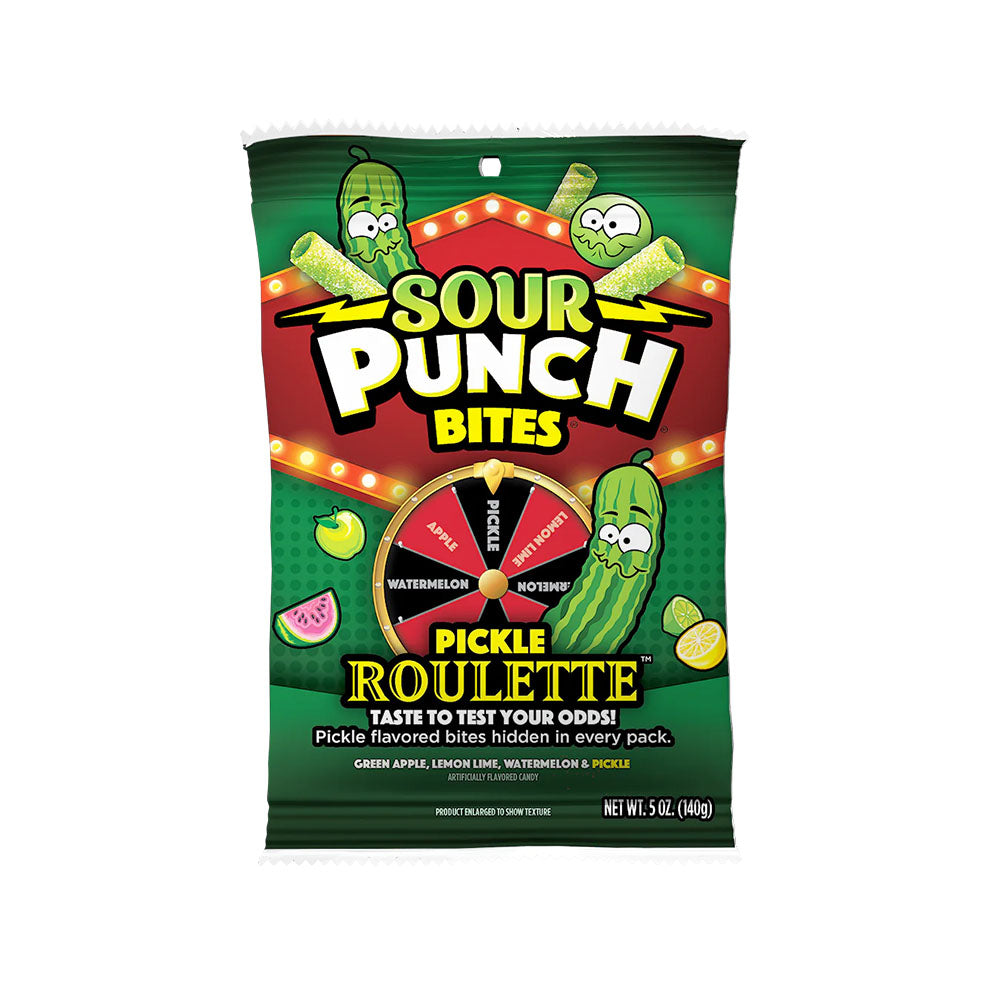 Sour Punch - Pickle Roulette Bites - 12/140g