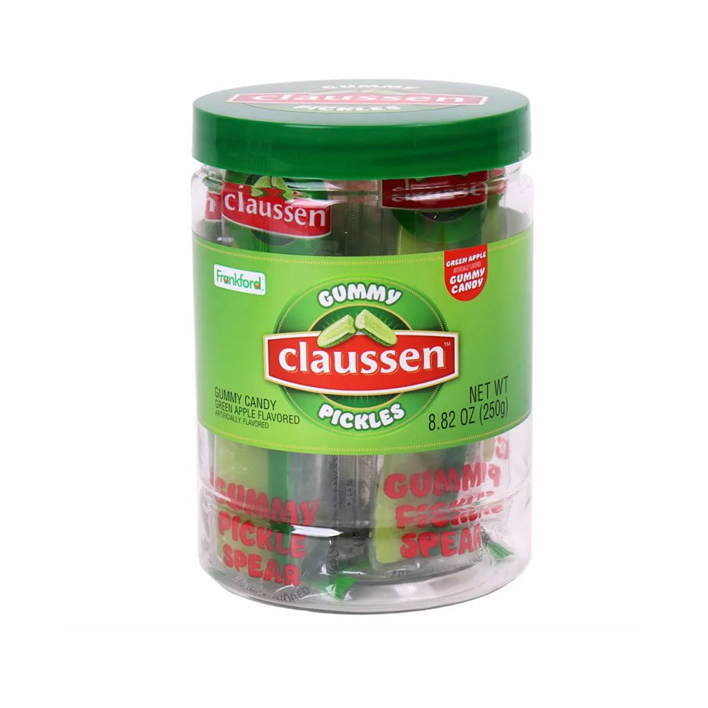 Frankford Claussen - Holiday Gummy Pickle Spears Jar - 4/250g