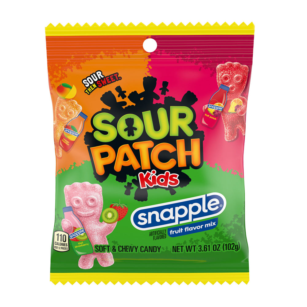 Sour Patch Kids - Snapple Fruit Flavor Mix - 12/102g