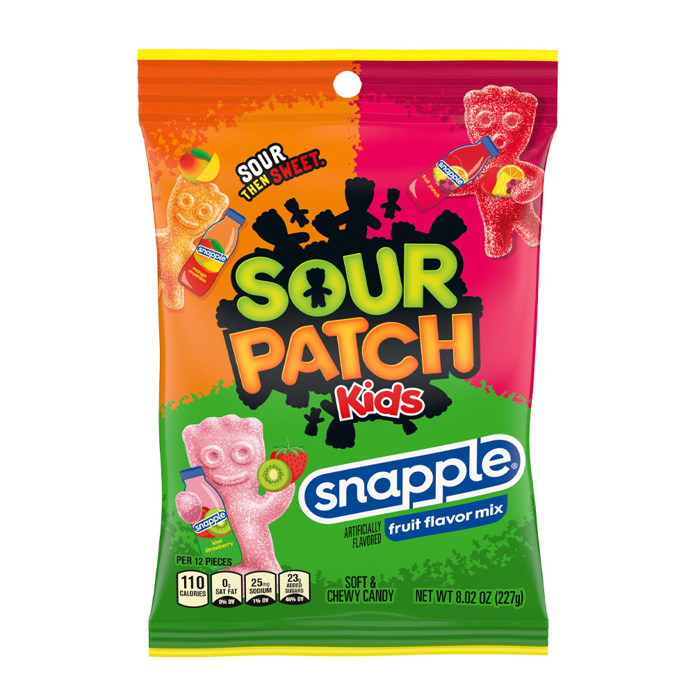 Sour Patch Kids - Snapple Fruit Flavor Mix - 12/227g