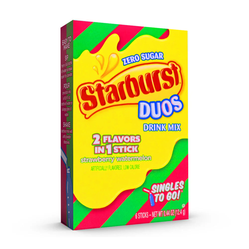 Singles to Go - Starburst Duo Strawberry Waermelon - 12/12.4g
